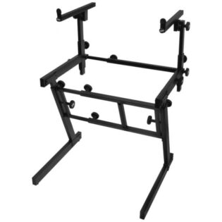 On-Stage KS7365EJ Folding-Z Keyboard Stand w 2nd Tier