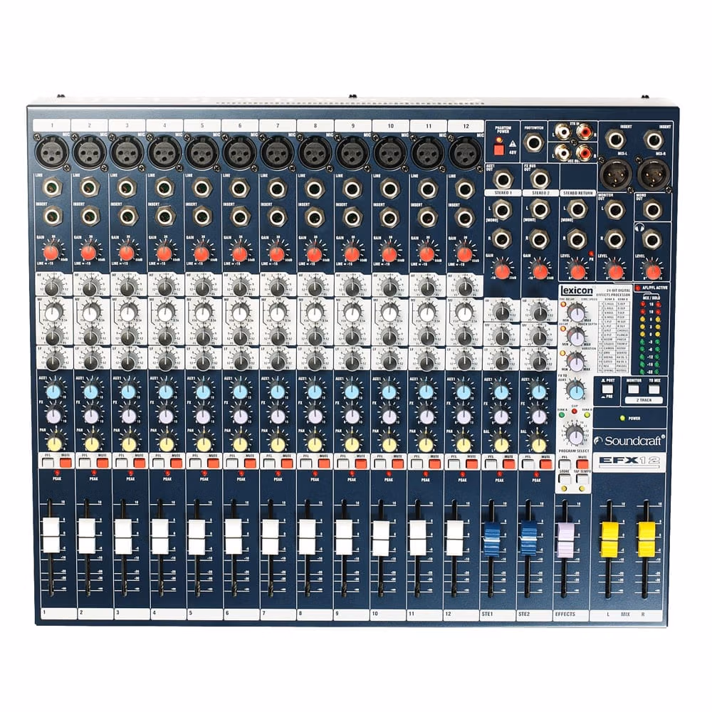 SoundCraft EFX12  Low-cost high-performance Mixer