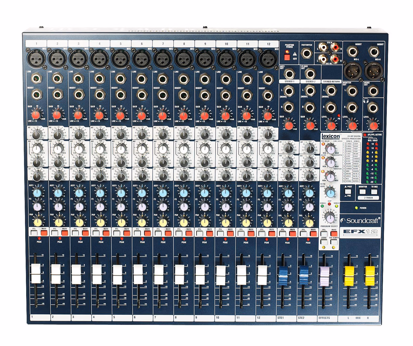 SoundCraft EFX12 Low-cost high-performance Mixer