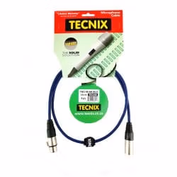 TECNIX 1 METER XLR MIC CABLE - BLACK - Image 6