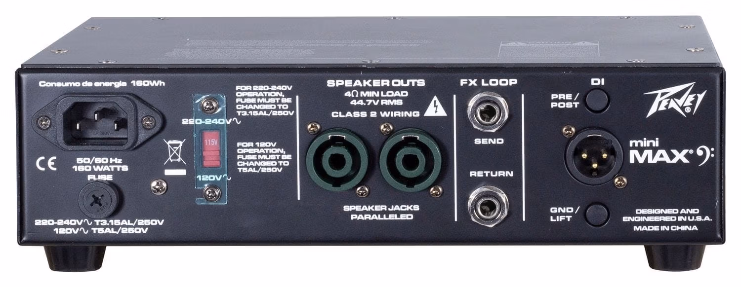 Peavey MiniMAX 500 Bass Head 'Carry Bag included' - Image 3