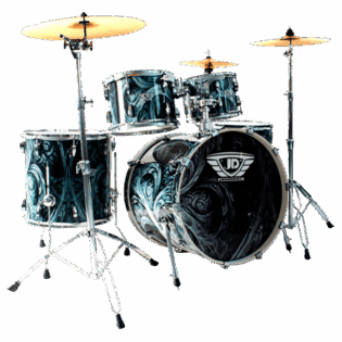 JD Percussion 5 Piece drum set "Art Series" Design 7
