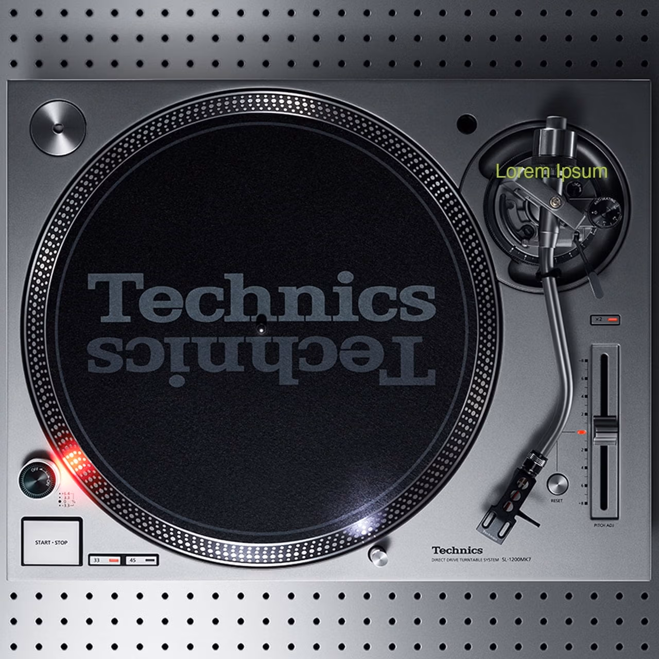 Technics SL 1200 MK7 Silver - Image 3