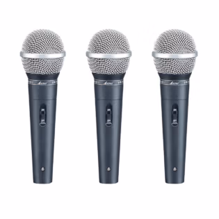 Lane LM-510 Dynamic Wired Microphone 3 Pack