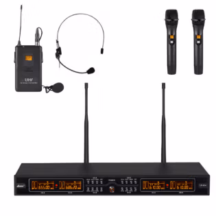 Lane LR-604B Wireless Microphone Set
