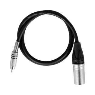 XLR Male-RCA 0.8m