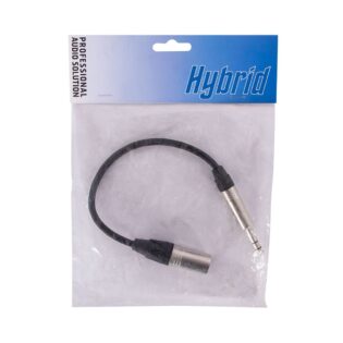 XLR Male-Jack Stereo 0.3m