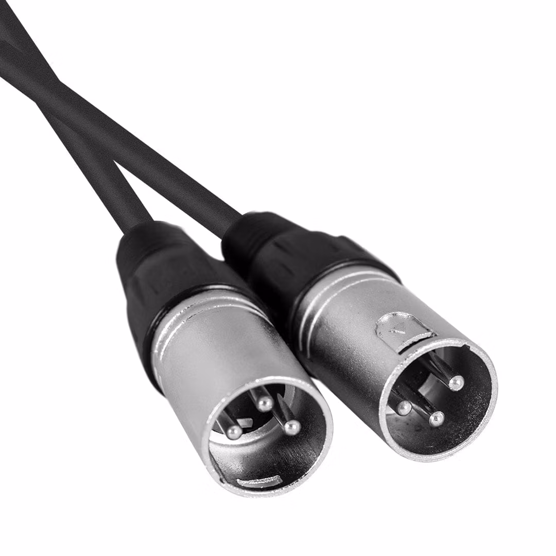 XLR Female - Dual XLR Male 0.3m - Image 3