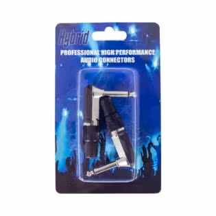 Hybrid 2 Pack Mono Jack - Right angled