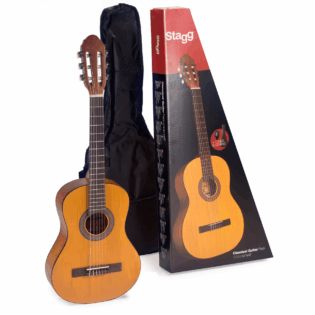 Stagg Guitar 3/4 Natural Pack