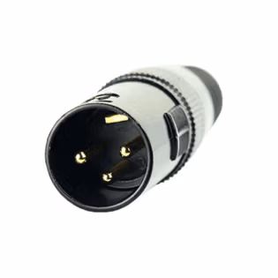 Tecnix Male 3-Pin XLR Connector China Neutrik Black Chassis