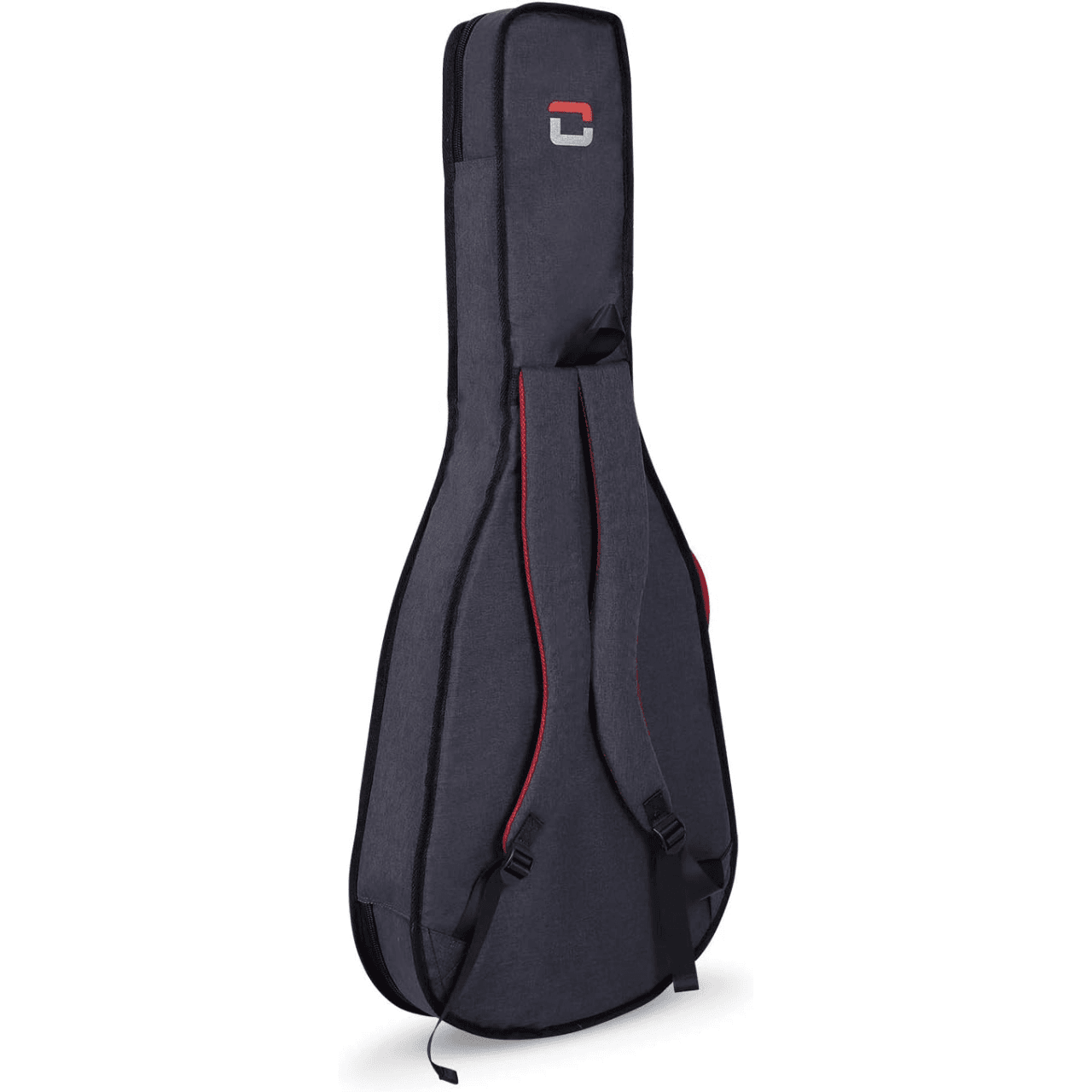Crossrock Classical 4/4 Guitar Bag - Dark Grey - Image 3