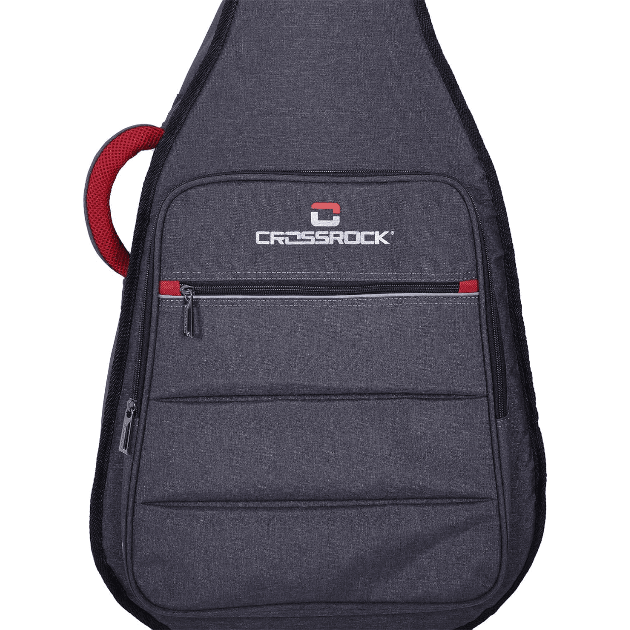Crossrock Classical 4/4 Guitar Bag - Dark Grey - Image 4
