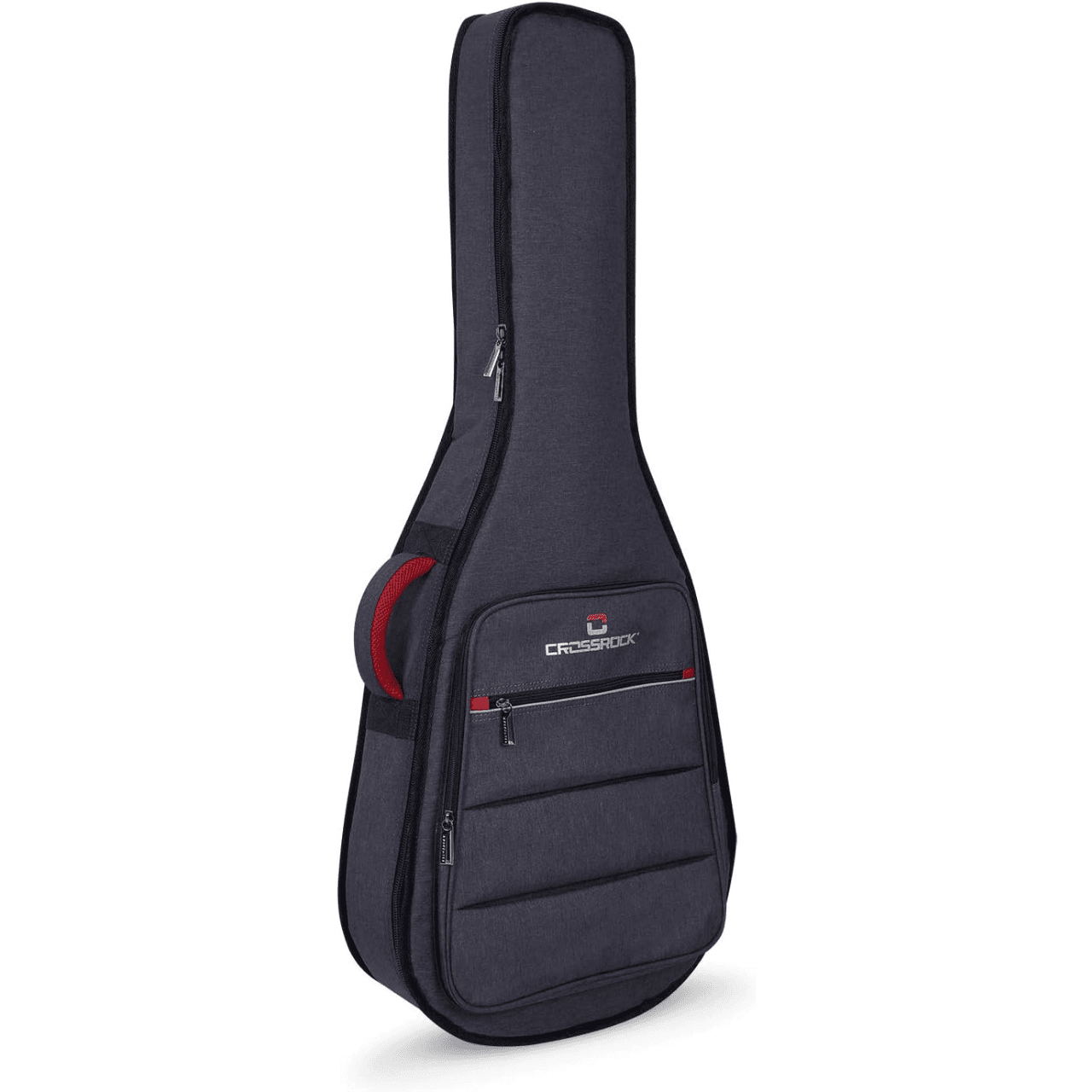 Crossrock Classical 4/4 Guitar Bag - Dark Grey