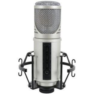 Studio microphone with USB audio interface