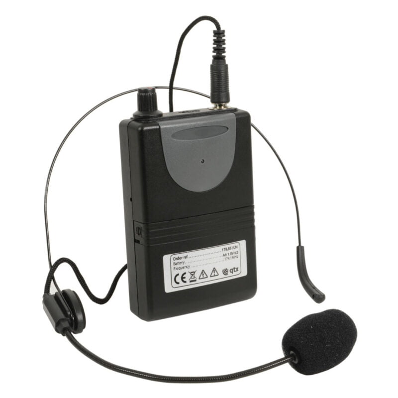 VHF Neckband mic & beltpack QRPA