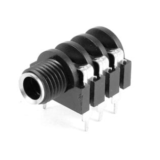6.3MM Stereo socket PC & chassis mount