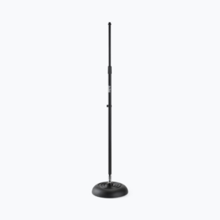 On-Stage MS7201QTR Quarter-Turn Round-Base Mic Stand