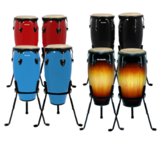 Mason 10" + 11" Conga Set with Stands
