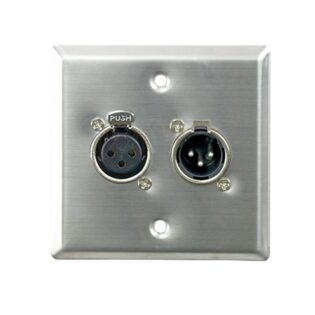 Tecnix Panel Box 2XLRM, 2XLRF - Close Lid