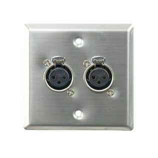 Tecnix Panel Box 2XLRF - Wall Mount