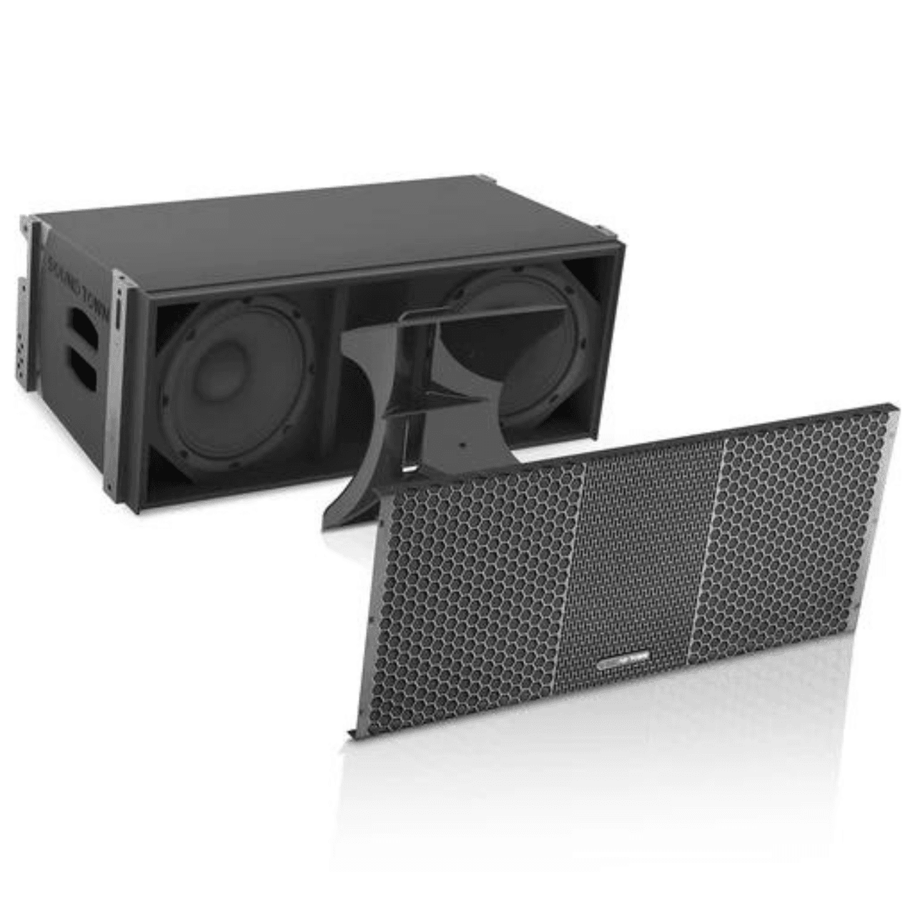 Powerworks ZETHUS Series Dual 10" Powered Line Array Loudspeaker - Pair - Image 4