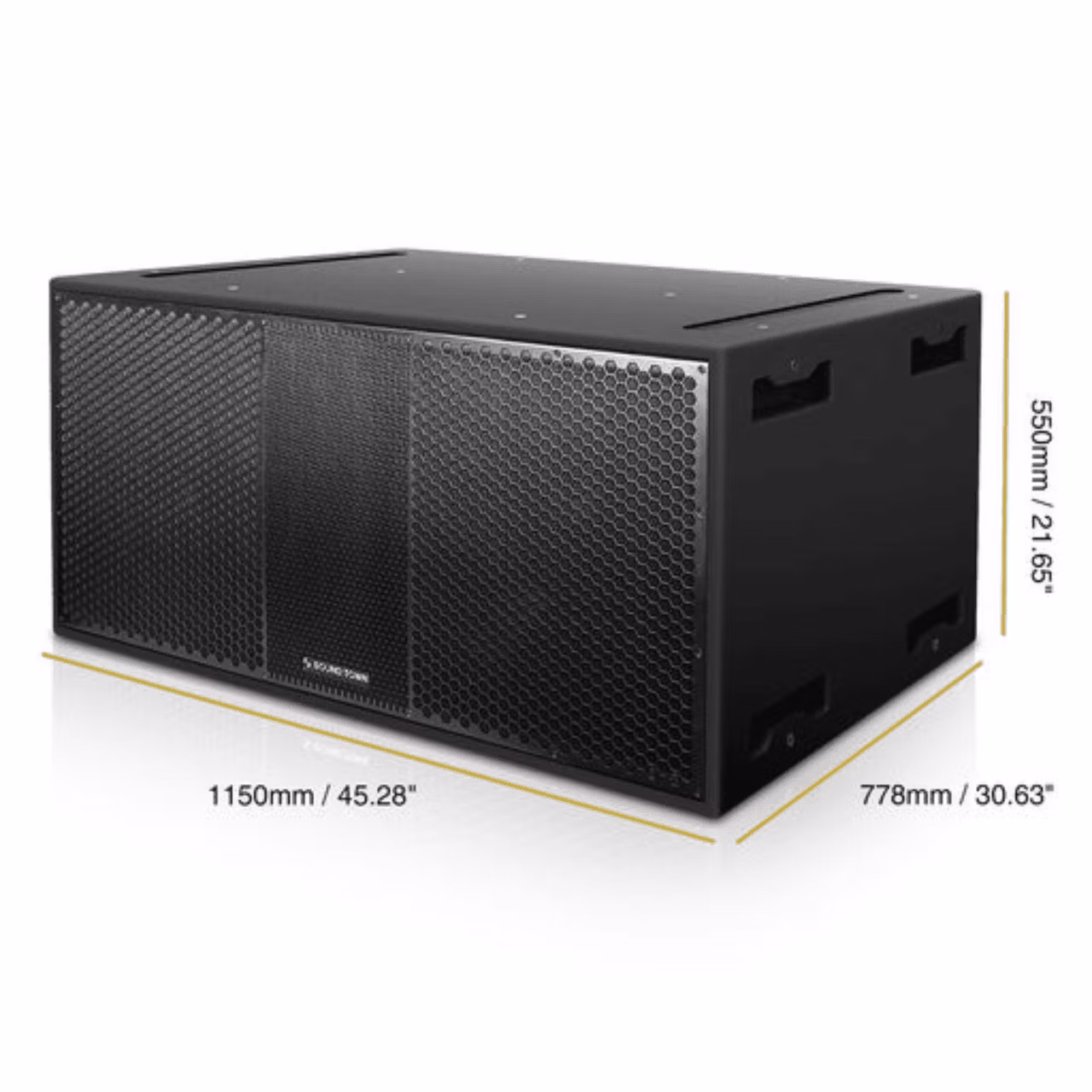 Powerworks ZETHUS Series Dual 18“ Powered Line Array Subwoofer - Image 6