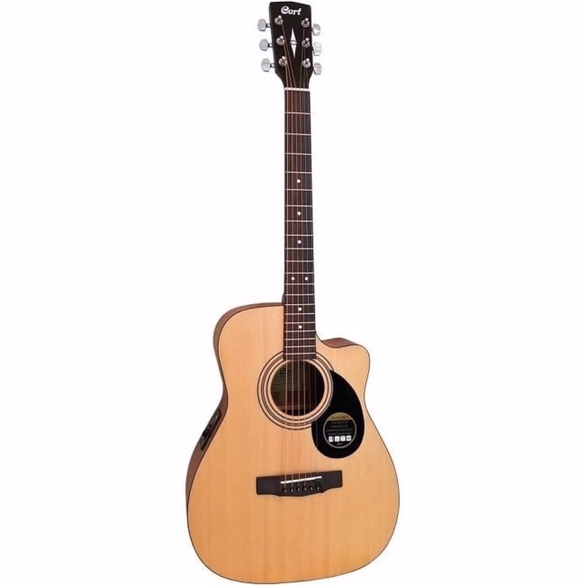 Cort AF515CE OP WBAG Acoustic Electric Guitar - Folk Size Incl Bag