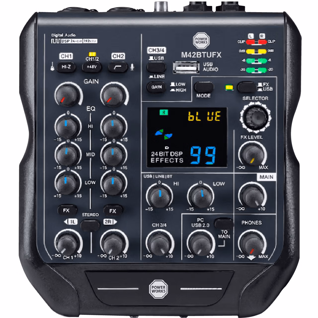 PowerWorks M42BT-UFX mixer