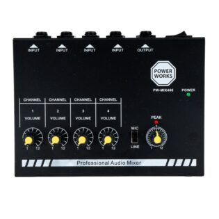 POWERWORKS PW-MIX-400 4 CH Mixer