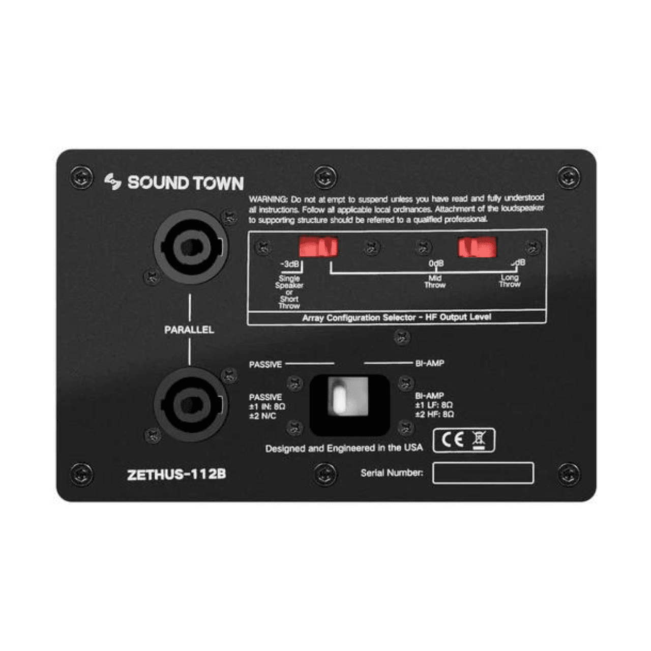 Powerworks ZETHUS-ZS-V1812X2OC Passive Line Array System at Bounce