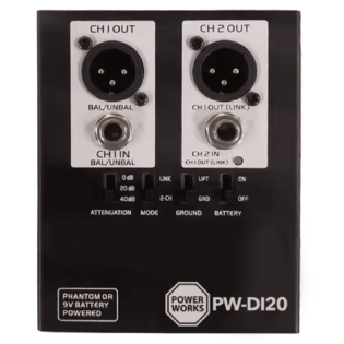 PW-DI-20 DI ACTIVE 2-CHANNEL DI BOX
