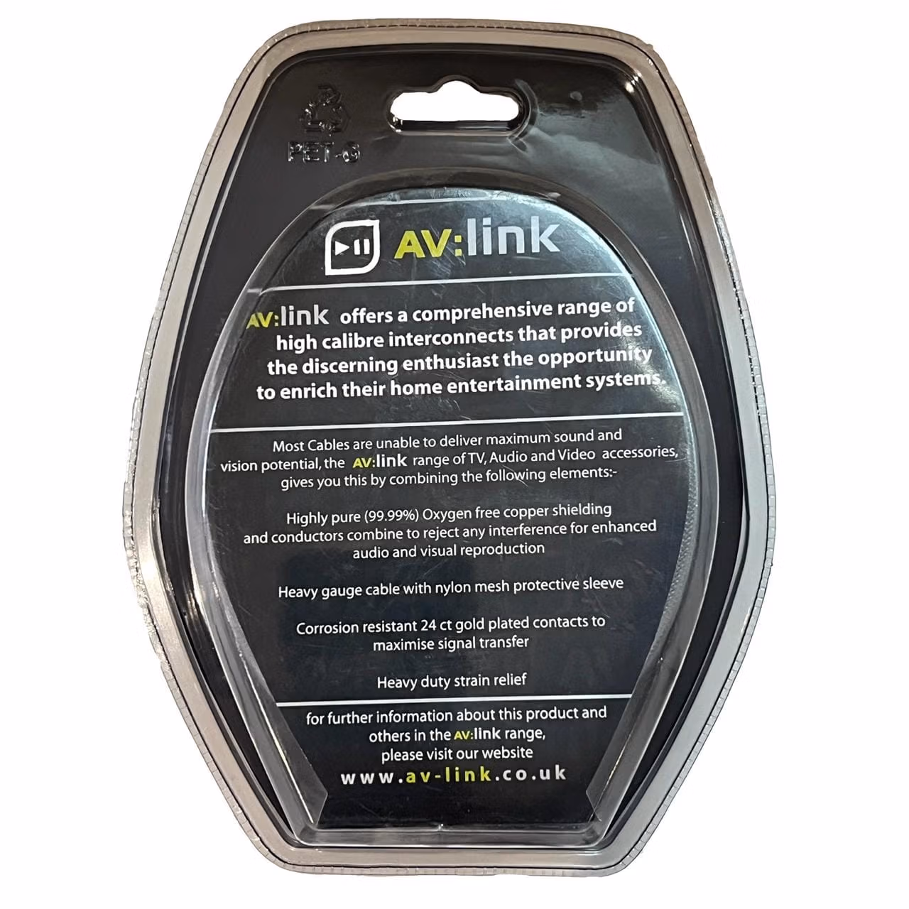 AVLINK Stereo Audio Lead 2 x RCA Plugs to 2 x RCA Plugs (3.0m) - Image 2