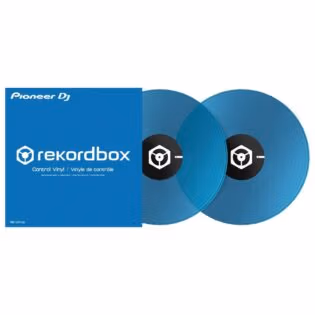 Pioneer DJ RB-VD1-CB Clear Blue Control Vinyl (PAIR)
