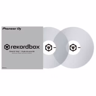 Pioneer DJ RB-VD1-CL Clear Control Vinyl (PAIR)