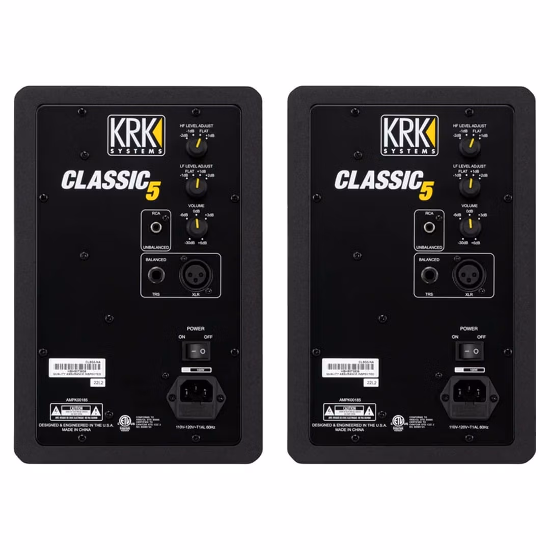 KRK Systems CL5G3PK1 5″ Classic Powered Studio Monitor (PAIR) - Image 6