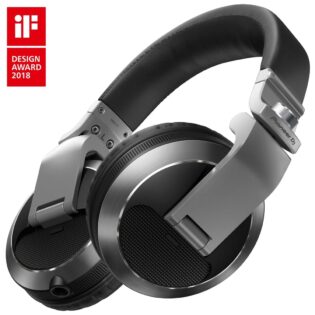 Pioneer DJ HDJ-X7-S Professional Over-Ear DJ Headphones in Silver