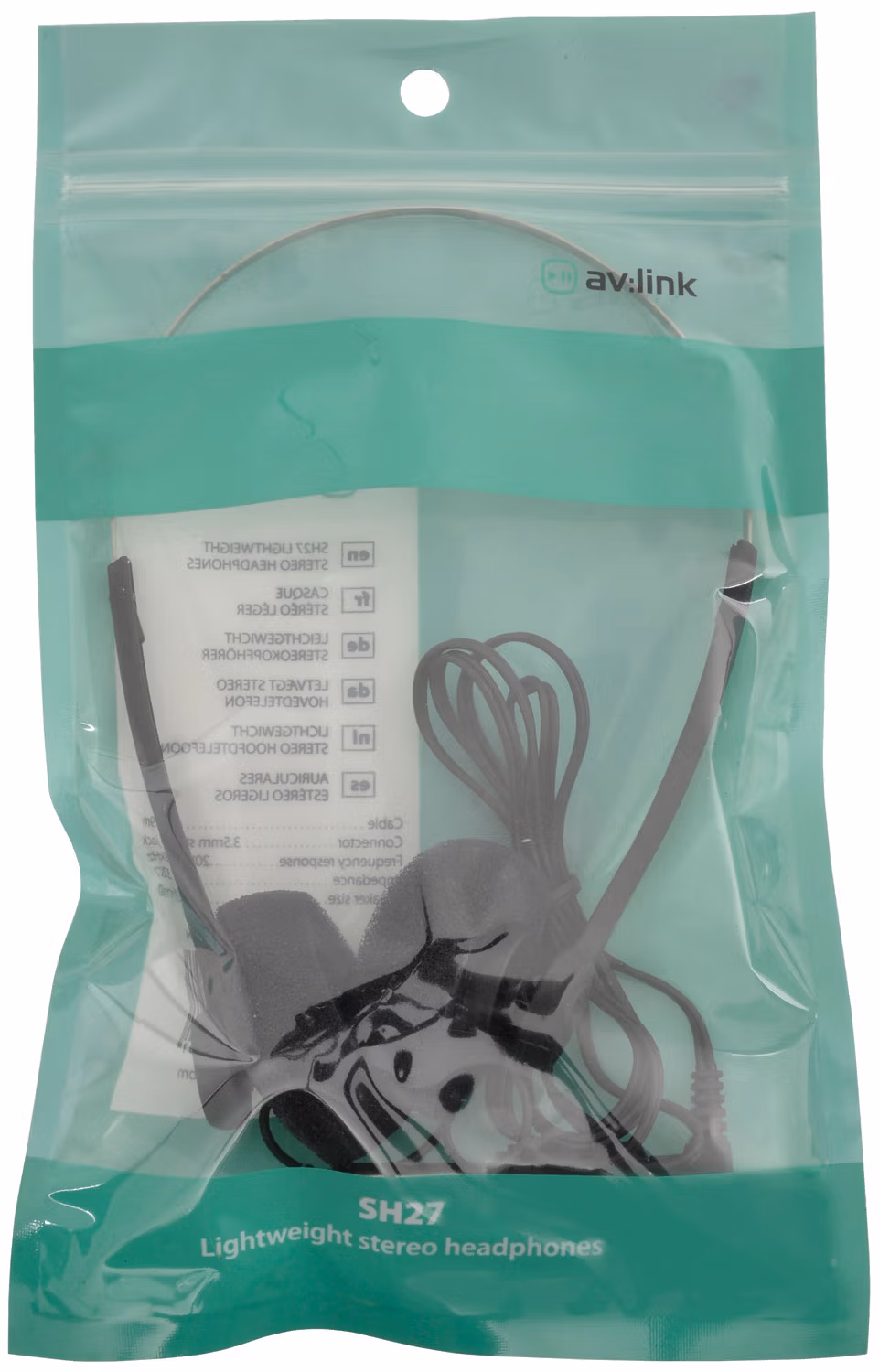 Avlink -SH27 LIGHTWEIGHT  STEREO HEADPHONES - Image 3