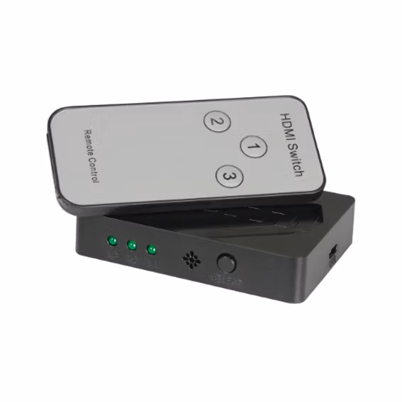 AVLINK - HDP31M MINI HDMI SWITCH 3x1 WITH IR REMOTE CONTROL - Image 6