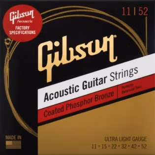 Gibson SAG-CPB11 Coated Phosphor Bronze Acoustic Strings