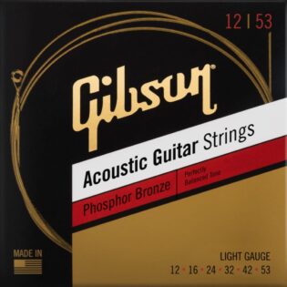 Gibson SAG-PB12 Phosphor Bronze Acoustic Guitar Strings (L)