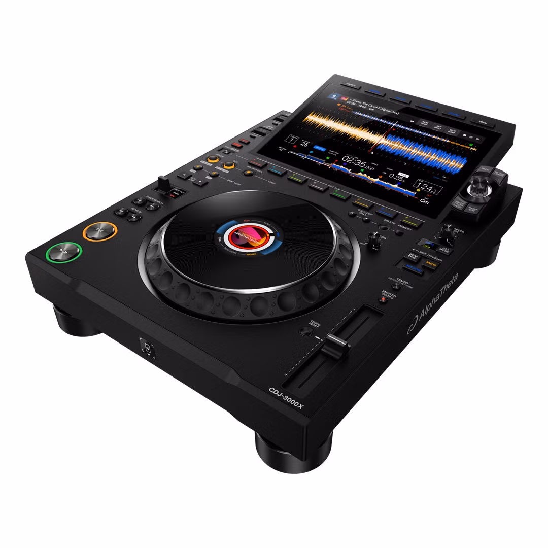Pioneer CDJ3000X Side Angle View