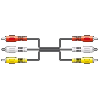 TVA - 1.5M - 3 X RCA JACK / 3 X RCA JACK LEAD