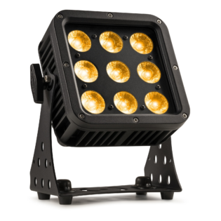 BEAMZPRO STARCOLOR75 LED FLOOD LIGHT IP65 9x 8W RGBA