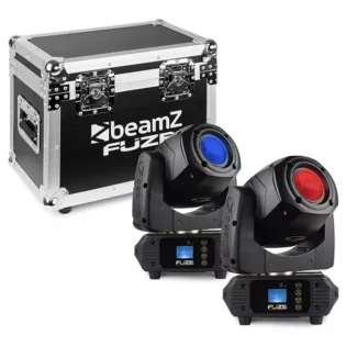 BEAMZ FUZE75S LED MOVING HEAD SPOT 1x 75W [2 IN A FLIGHTCASE]