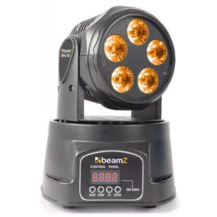 BEAMZ MHL90 LED MOVING HEAD WASH 5x 18W RGBAWUV