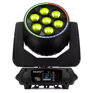 BEAMZPRO MHL760 LED MOVING HEAD BEE EYE ZOOM 7x 60W RGBW