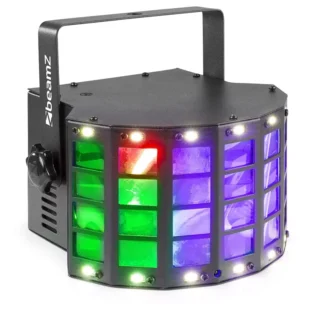 BEAMZ DERBYSTROBE LED 4x 3W RGBW