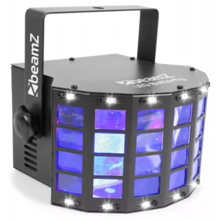 BEAMZ LED BUTTERFLY WITH STROBE 3x 3W RGBW