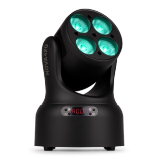 BEAMZ NOVA420-BK LED MOVING HEAD WASH 4x 20W RGBW BLACK